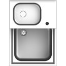 Handwasch- und Ausgussbecken-Kombination, 500x700x850 mm,...
