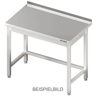 Arbeitstisch ohne Grundboden, 700x600x850 mm, mit Verstrebung, ohne Aufkantung, verschweißt