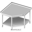 Eckarbeitstisch mit Grundboden, 1200x1200x850 mm (Anbau:...