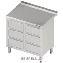 Schubladenschrank mit 2x3 Schubladen, 840x600x850 mm,...