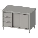 Arbeitsschrank mit Schiebetüren, 1200x700x850 mm,...