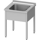 Spültisch ohne Grundboden 600x700x850 mm, mit einem...