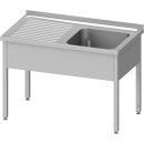 Spültisch ohne Grundboden 1000x600x850 mm, mit einem...