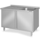 Spülschrank mit Flügeltüren 1200x700x850...