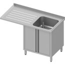 Spülschrank mit Flügeltüren und...