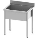 Topfspüle ECO mit einem Becken 600x600x850 mm, 300...