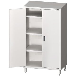 Hochschrank mit Flügeltüren, 3 höhenverstellbare Einlegeböden, 1000x600x1800 mm (BxTxH)