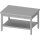 Arbeitstisch ECO niedrig, mit Grundboden 1000x700x600 mm, ohne Aufkantung, Selbstmontage