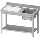 Spültisch ECO mit Grundboden 1200x600x850 mm, mit...