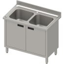 Spülschrank mit zwei Becken und...