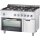 Gasherd 6 Brenner mit Gasbackofen Serie 700 ND - G20, 6-Brenner  (3,5+3x5+2x7)