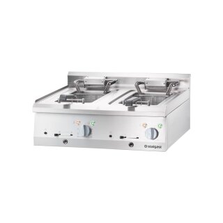 Stalgast Elektro Fritteuse Serie 700 ND - 2x10L, 18kW, Edelstahl