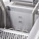 Stalgast Elektro Fritteuse Serie 700 ND - 2x10L, 18kW, Edelstahl