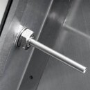 Elektro-Griddleplatte als Tischgerät mit Deckel, 800x700 mm, ½ glatte/½ gerillte Grillfläche, Serie 700 ND
