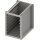 Unterschrank Boxversion 2.0, für Beine/Sockelrahmen, mit GN-Register 450x540x660 mm