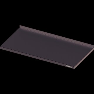 Arbeitsplatte Boxversion 2.0, 1300x600x40 mm, mit Aufkantung