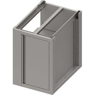 Eckunterschrank Boxversion 2.0 mit Flügeltür, für Beine/Sockelrahmen, Teil 2/2 540 mm Anbautiefe 460x540x660 mm