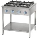 Gasherd Serie 900 - 4-Brenner (3,5+2x5+7), 20,5 kW, G20,...