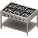 Gasherd Serie 900 - 6-Brenner (3,5+3x5+2x7), 32,5 kW,...
