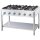 Gasherd Serie 900 - G20, 6-Brenner (3,5+2x5+2x7+9), 1300 x 900 x 850 mm (BxTxH)