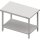 Neutralausgabe mit Grundboden 1200x750x880 mm, Edelstahlarbeitsplatte