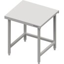 Kassenstation 800x750x880 mm Edelstahlarbeitsplatte