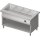 Bain-Marie-Station "Free Flow" mit einem Becken 4x GN1/1, 1465x750x880 mm Edelstahlabdeckung