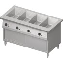 Bain-Marie-Station "Free Flow" 4x GN1/1-Becken,...