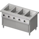 Bain-Marie-Station "Free Flow" 4x GN1/1-Becken,...