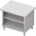 Neutralausgabe "Free Flow" mit offenem Unterschrank 700x750x880 mm, Edelstahldeckplatte