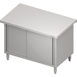 Neutralausgabe "Free Flow" mit Schiebetüren 1200x750x880 mm, Edelstahldeckplatte