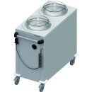 Beheizbarer Doppel-Tellerspender, fahrbar 1000x510x880 mm...