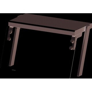 Aufsatzbord mit Glas-Hustenschutz 434x450x450 mm für Speisenausgabesysteme