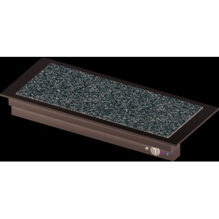 Wärmeplatte "Drop-In" aus Granit 4xGN 1/1 1480x620x270 mm  Edelstahlabdeckung