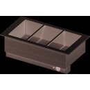 Bain-Marie-Becken "Drop-In" 3xGN 1/1...