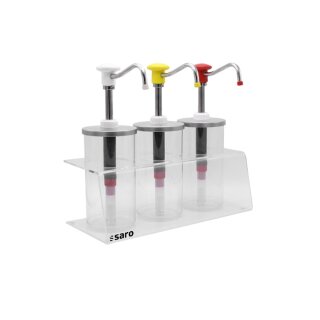 SARO Dosierdispenser Modell PLX-R-BK-1650ml