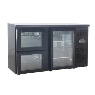 SARO Barkühler, 1 Glastür+2 Schubladen, BC 2100 G S2