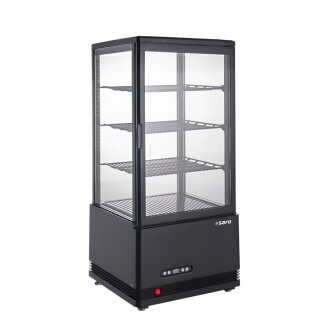 SARO Kühlvitrine SC 80 AV, schwarz