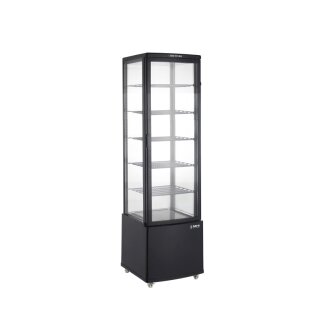 SARO Kühvitrine LEO, schwarz