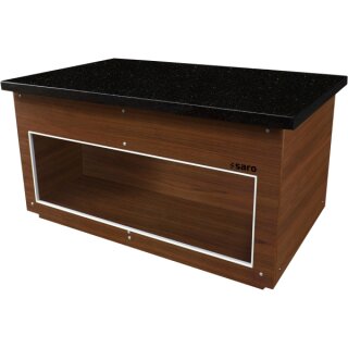 SARO Neutrales Element B 1600 mm, Farbe WALNUSS