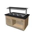 SARO Salatbar für 3x 1/1 GN, PREMIUM LINE SB-K130 OAK