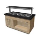 SARO Salatbar für 4x 1/1 GN, PREMIUM LINE SB-K170 OAK