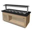 SARO Salatbar für 5x 1/1 GN, PREMIUM LINE SB-K200 OAK