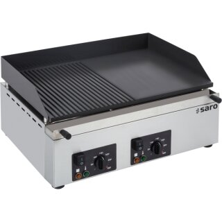 SARO Griddleplatte 1/2 gerillt, Modell GPK 610