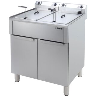 SARO Elektrofritteuse 20+20 Liter, Modell BRAGA