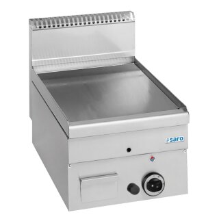 SARO Gasgrillplatte, glatt, Auftisch, 400x600, GFT46L