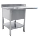 SARO Spülcenter 1 Becken, links - B 1400 x T 600 mm