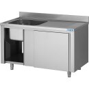 Saro Spülschrank mit Becken 700x700x850mm Türen...