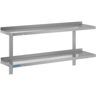 SARO Wandbord, 2 Borde, 1400 mm