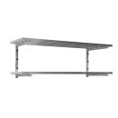 SARO Wandbord mit Streben, 2 Borde, 1000 mm
